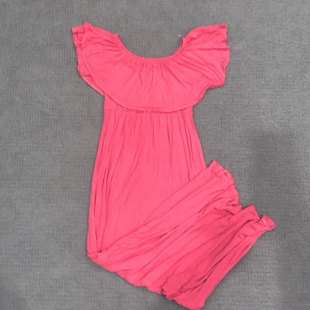 Pink Blush Ruffle Maxi Dress - Picture 3 of 5
